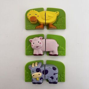 LeapFrog Fridge Farm Magnetic Animal Pig Duck Cow REPLACEMENT PIECES ONLY